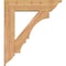 Ekena Millwork Balboa Traditional Smooth Bracket w/ Offset Brace, Western Red Cedar, 7 1/2"W x 30"D x 34"H BKT0806X30X34BOA01SWR - alternate 4